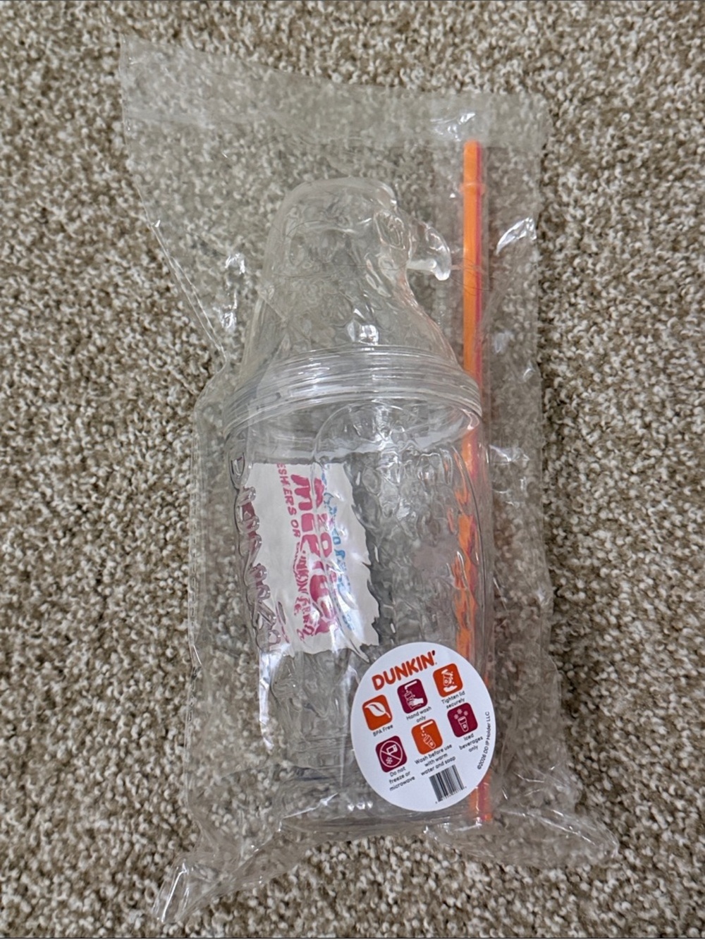 Dunkin’ 2026 Patriotic Eagle Clear Tumbler - Limited Edition